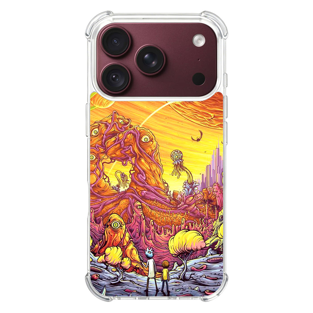 Rick And Morty Alien Planet iPhone 18 Pro / 18 Pro Max Case