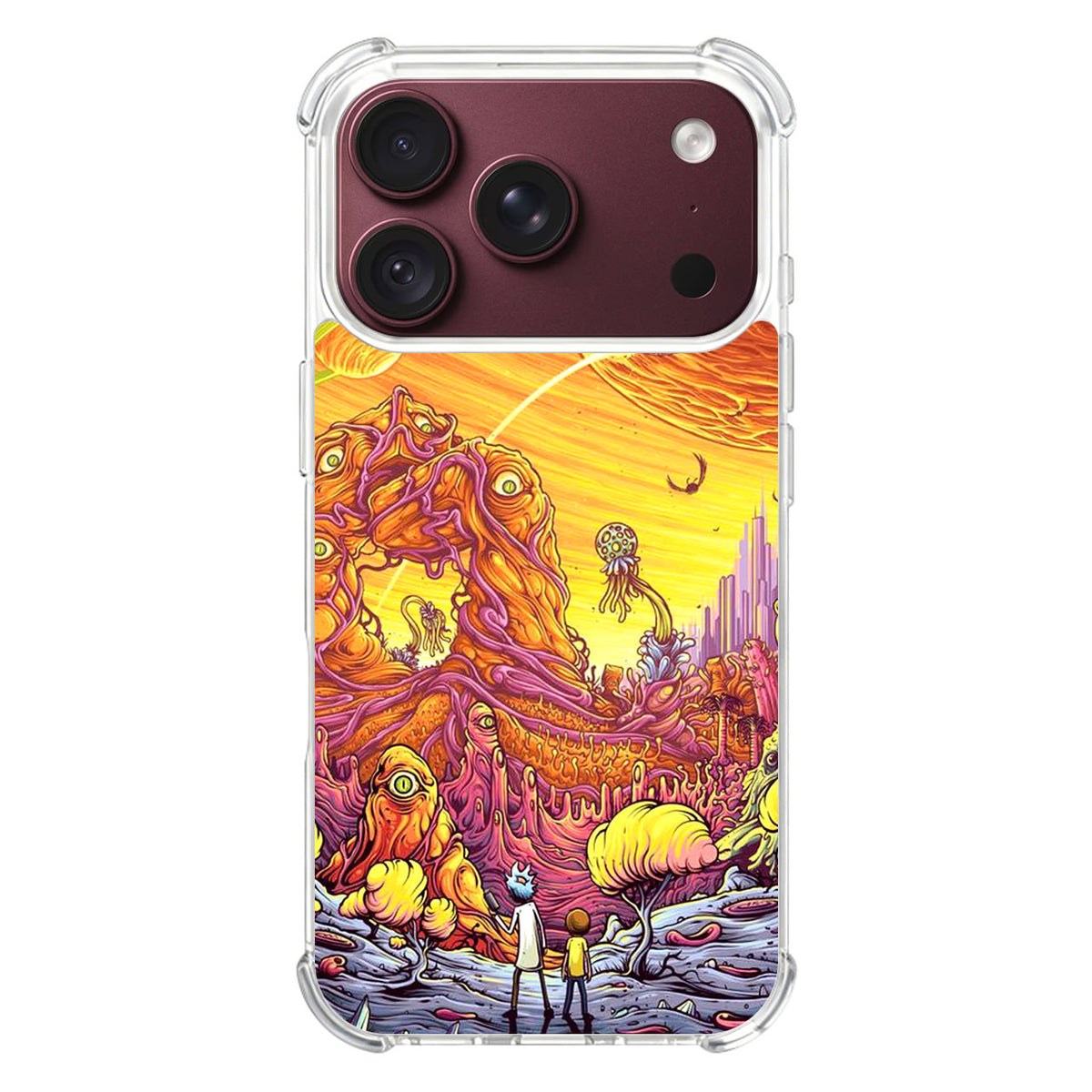 Rick And Morty Alien Planet iPhone 18 Pro / 18 Pro Max Case