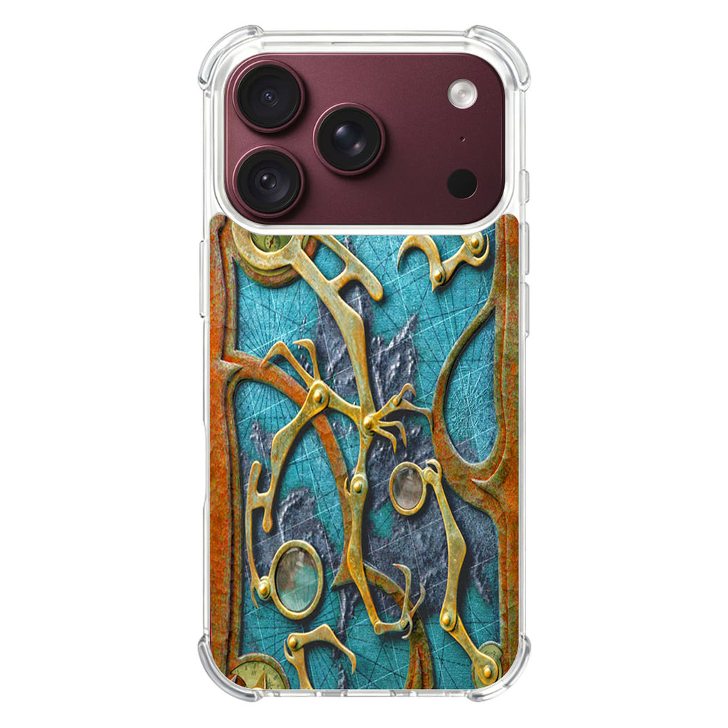 Steampunk Book Cover iPhone 18 Pro / 18 Pro Max Case