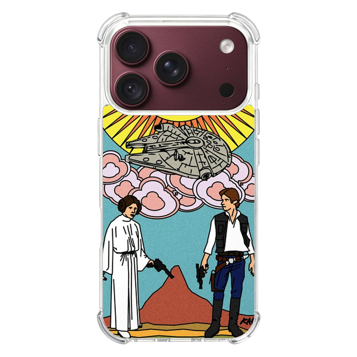 The Lovers Tarot Card iPhone 18 Pro / 18 Pro Max Case