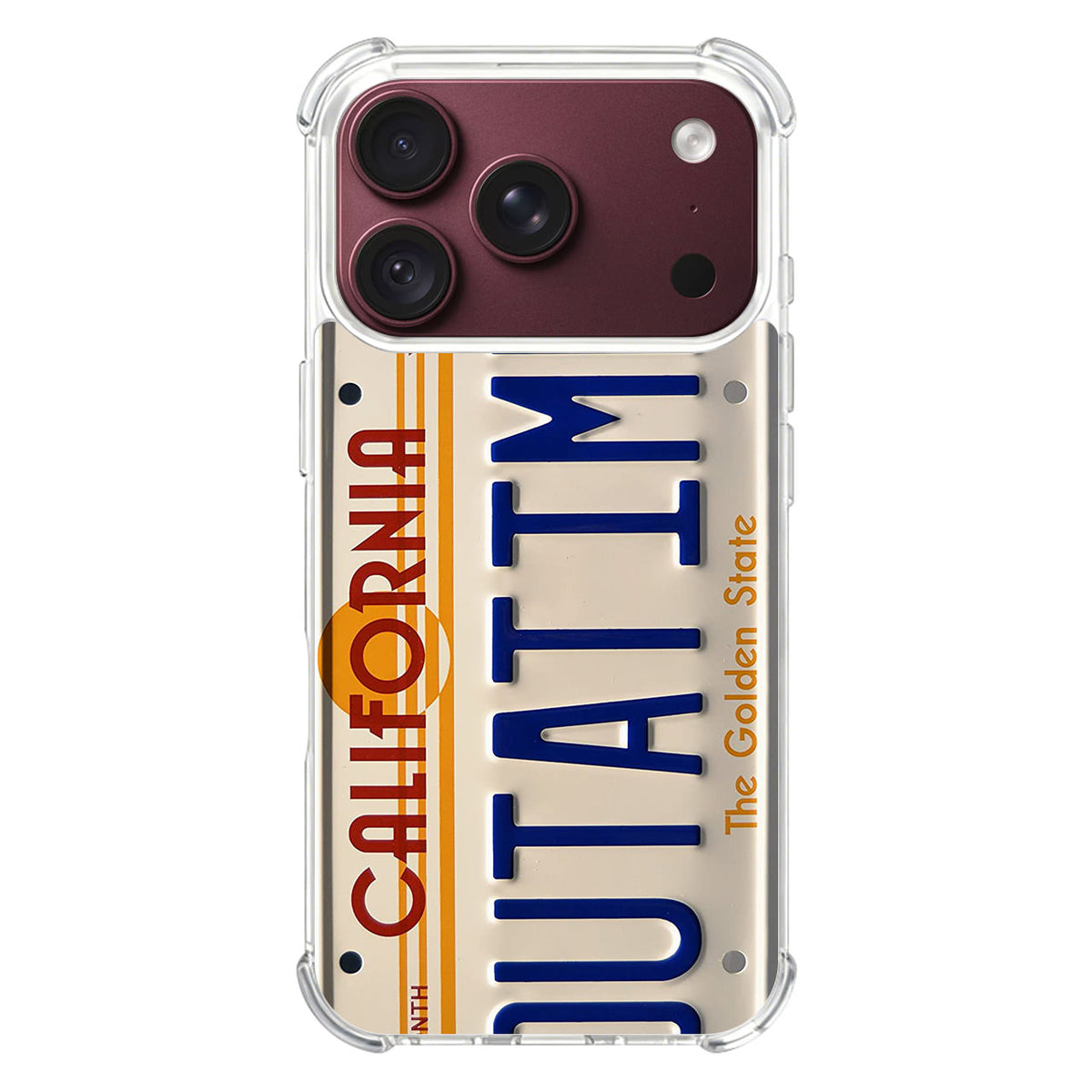 Back to the Future License Plate Outatime iPhone 18 Pro / 18 Pro Max Case