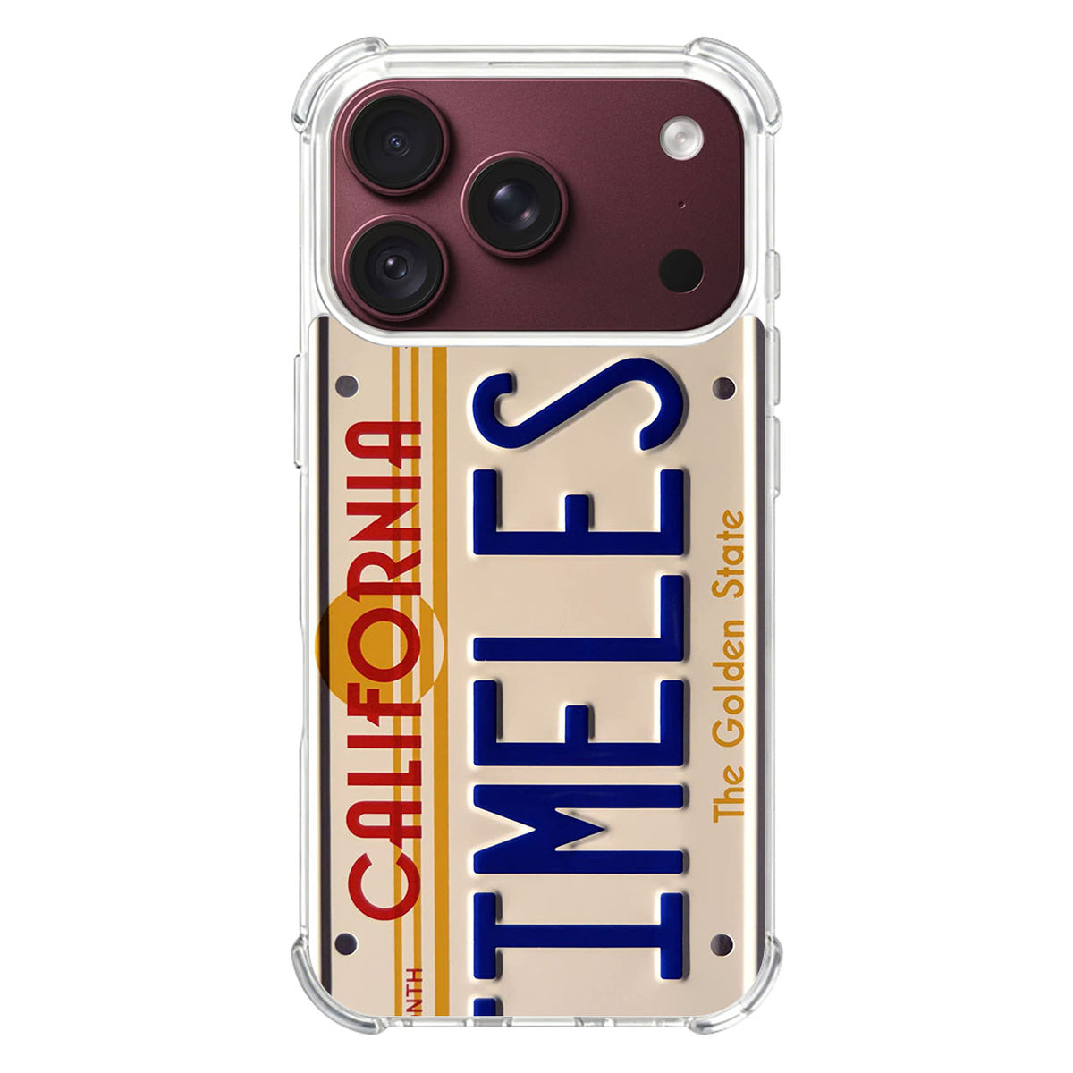 Back to the Future License Plate Timeless iPhone 18 Pro / 18 Pro Max Case
