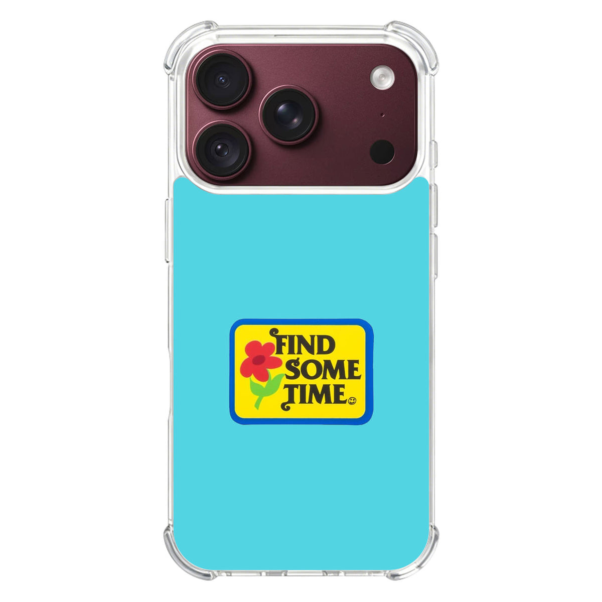 Find Some Time Flower iPhone 18 Pro / 18 Pro Max Case