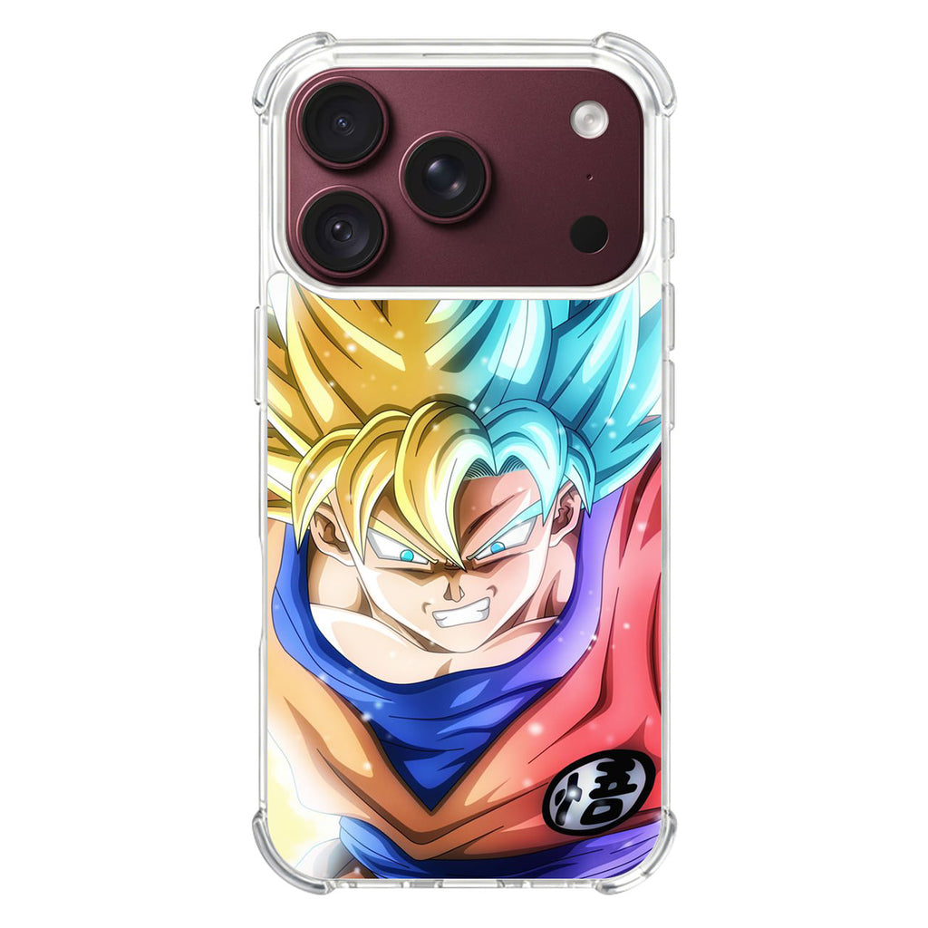 Goku SSJ 1 to SSJ Blue iPhone 18 Pro / 18 Pro Max Case