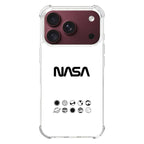 NASA Minimalist White iPhone 18 Pro / 18 Pro Max Case