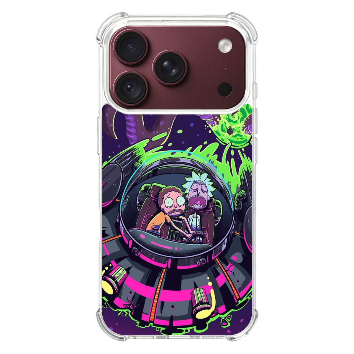 Rick And Morty Spaceship iPhone 18 Pro / 18 Pro Max Case