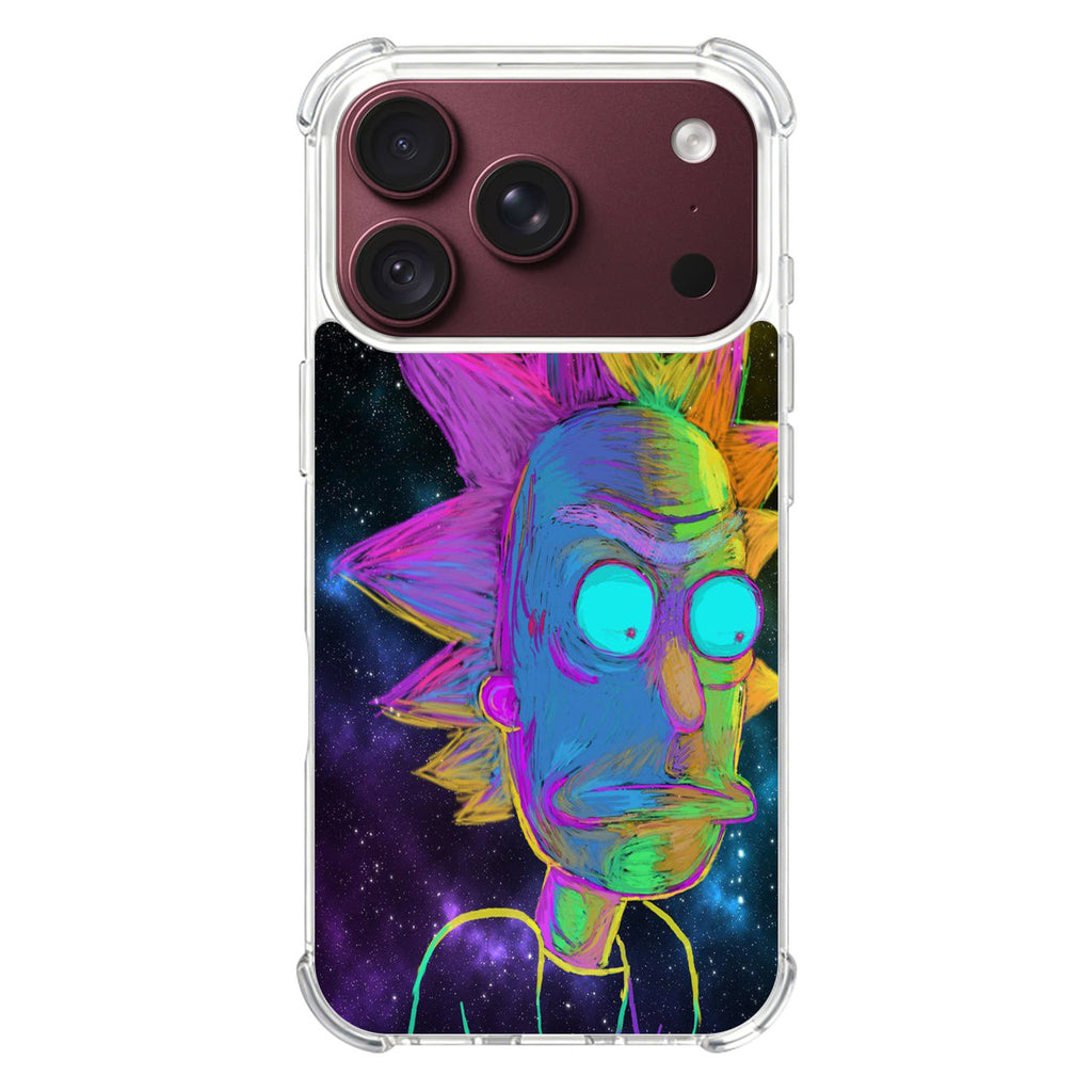 Rick Colorful Crayon Space iPhone 18 Pro / 18 Pro Max Case