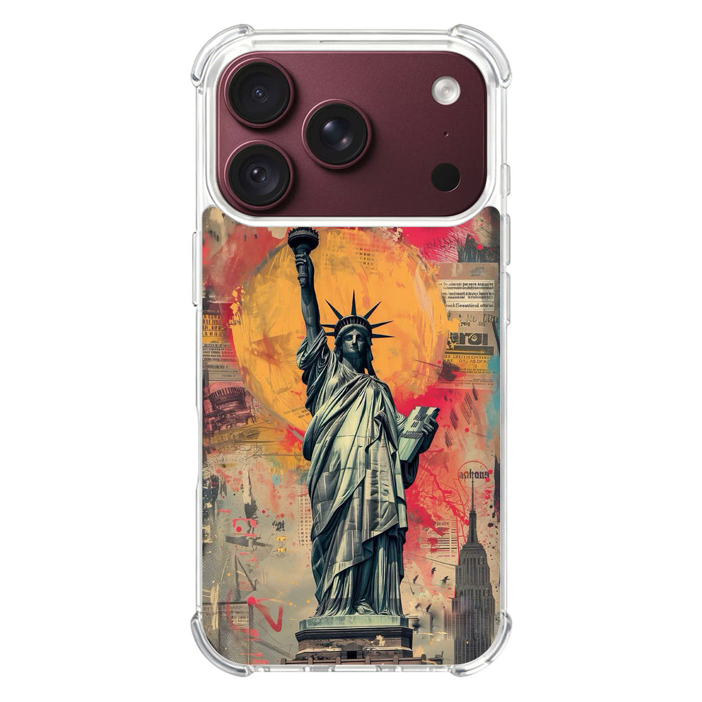 Canvas Art Statue of Liberty iPhone 18 Pro / 18 Pro Max Case