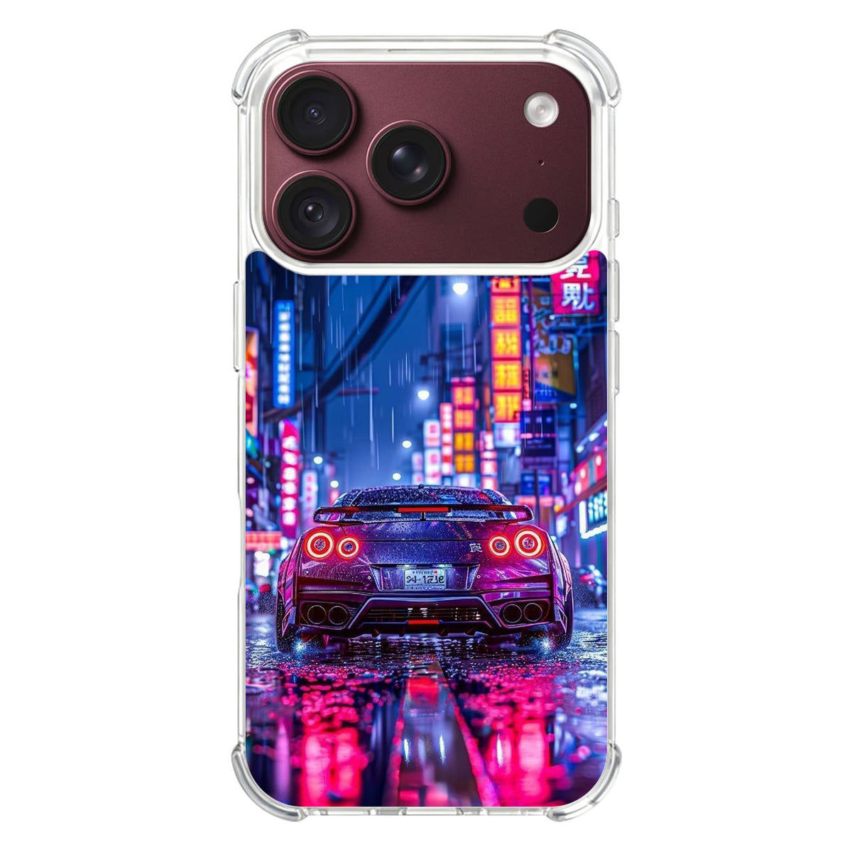 Neon Midnight Drift Tokyo Rain iPhone 18 Pro / 18 Pro Max Case