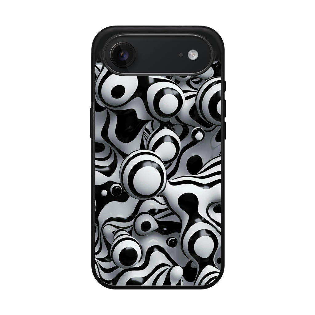 Abstract Art Black White iPhone Air Case