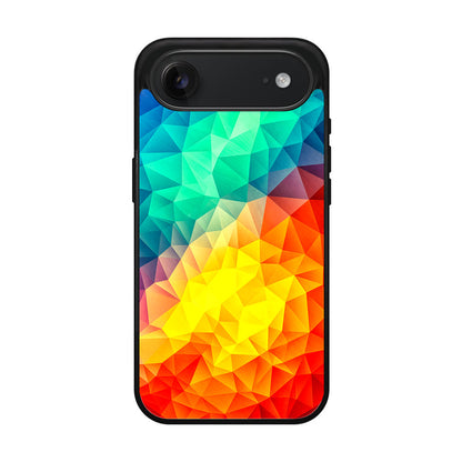 Abstract Multicolor Cubism Painting iPhone Air Case