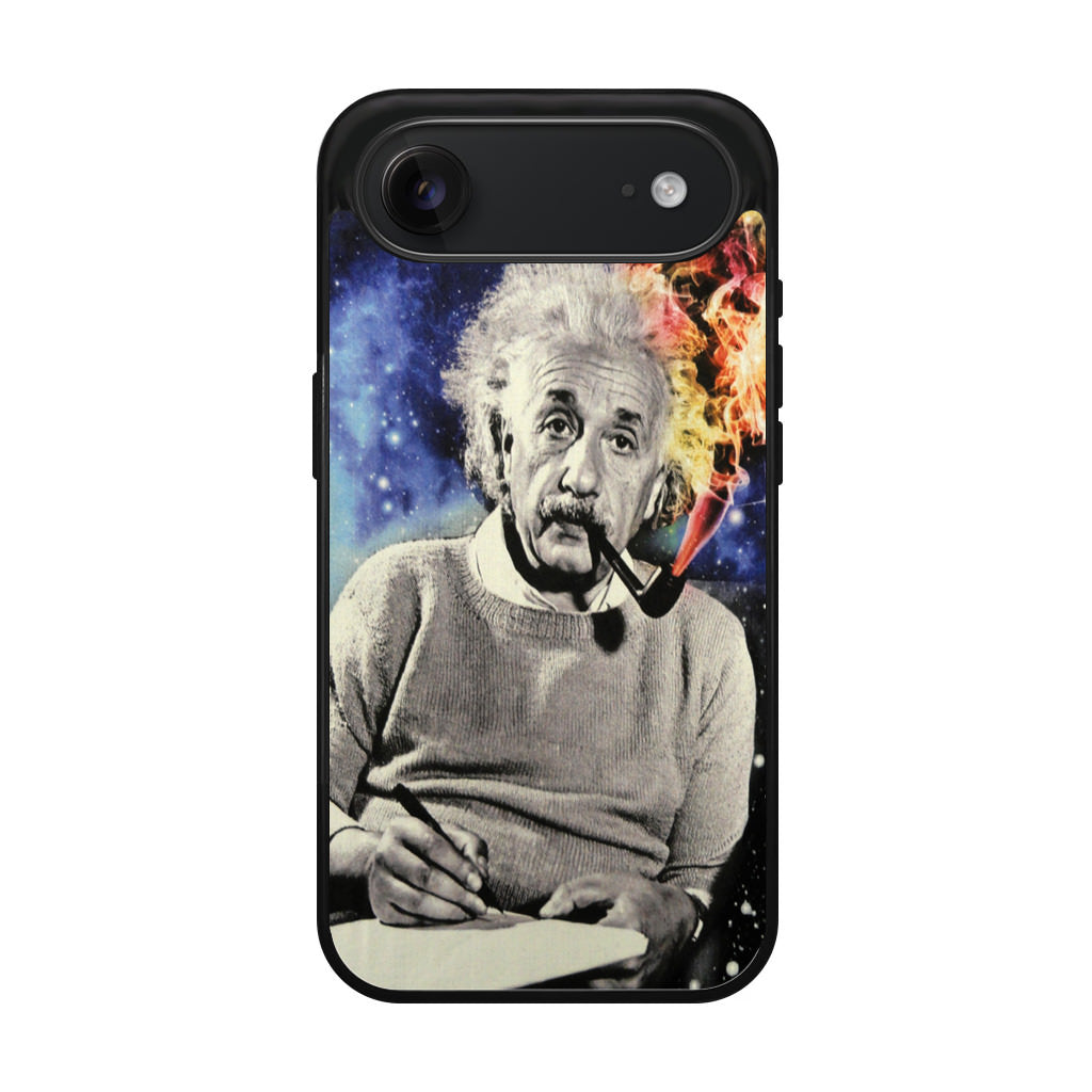 Albert Einstein Smoking iPhone Air Case
