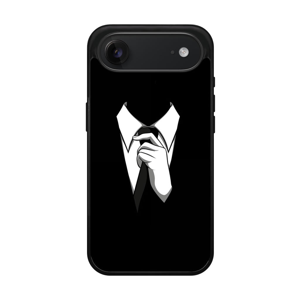 Anonymous Black White Tie iPhone Air Case