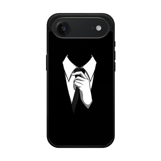 Anonymous Black White Tie iPhone Air Case
