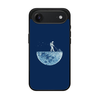 Astronaut Mowing The Moon iPhone Air Case