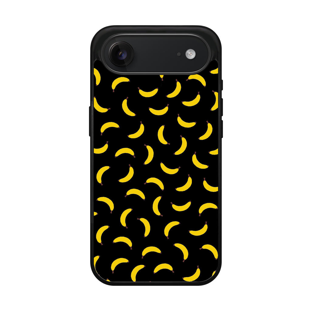 Bananas Fruit Pattern Black iPhone Air Case