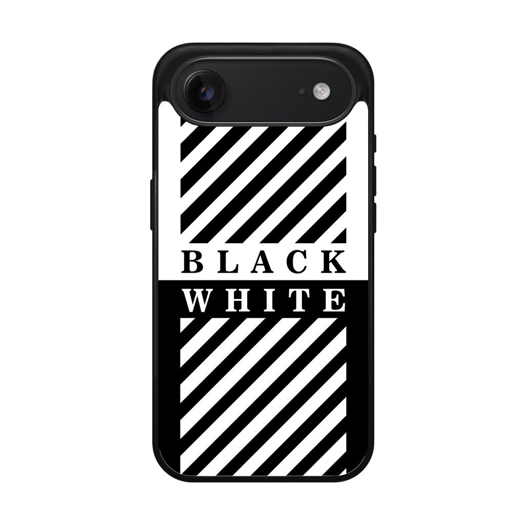Black White Stripes iPhone Air Case