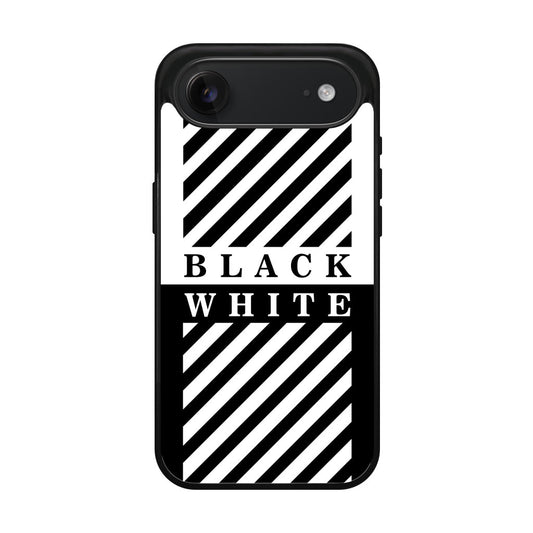 Black White Stripes iPhone Air Case