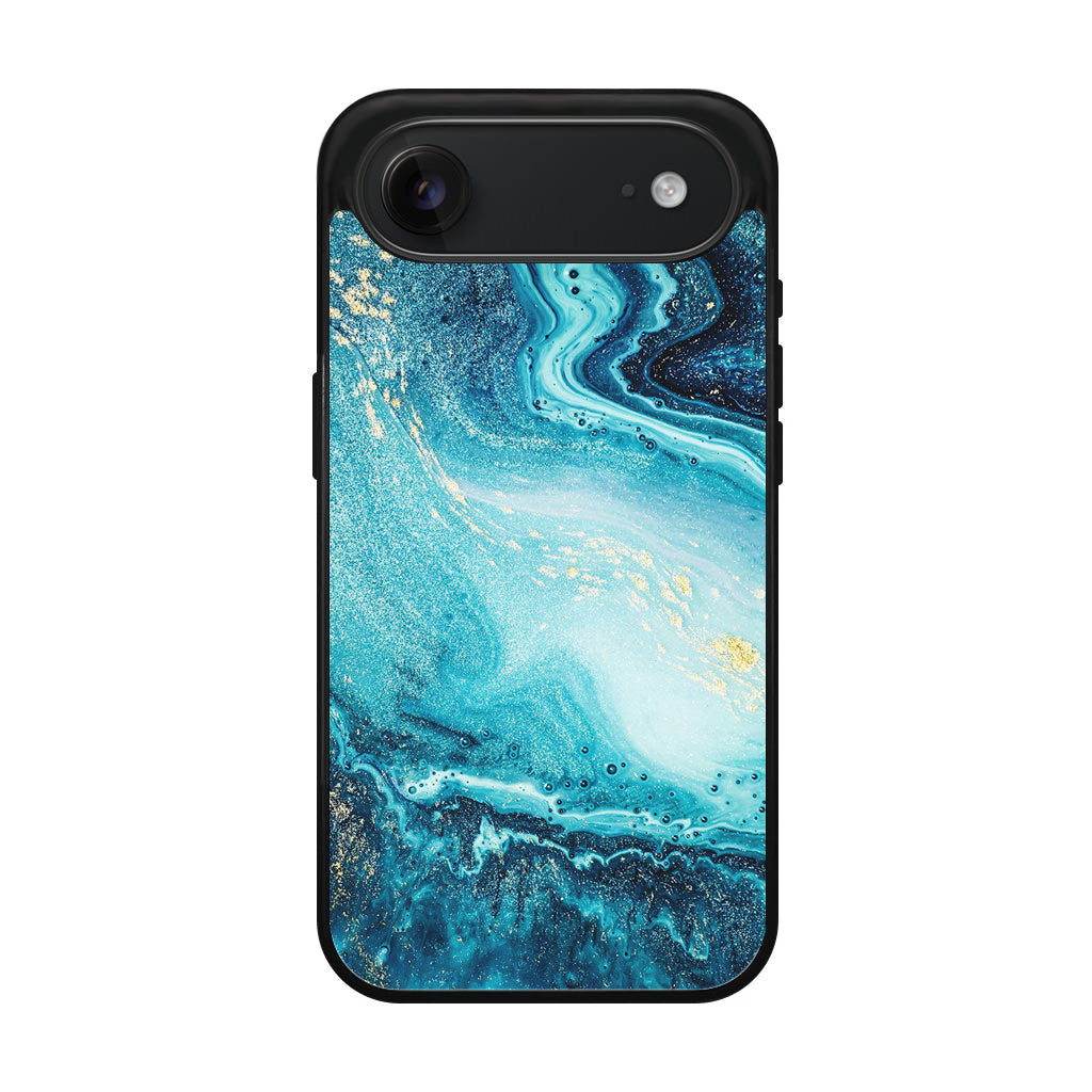 Blue Water Glitter iPhone Air Case