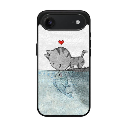 Cat Fish Kisses iPhone Air Case