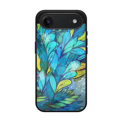 Colorful Art in Blue iPhone Air Case