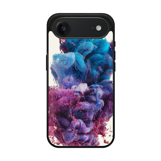Colorful Dust Art on White iPhone Air Case