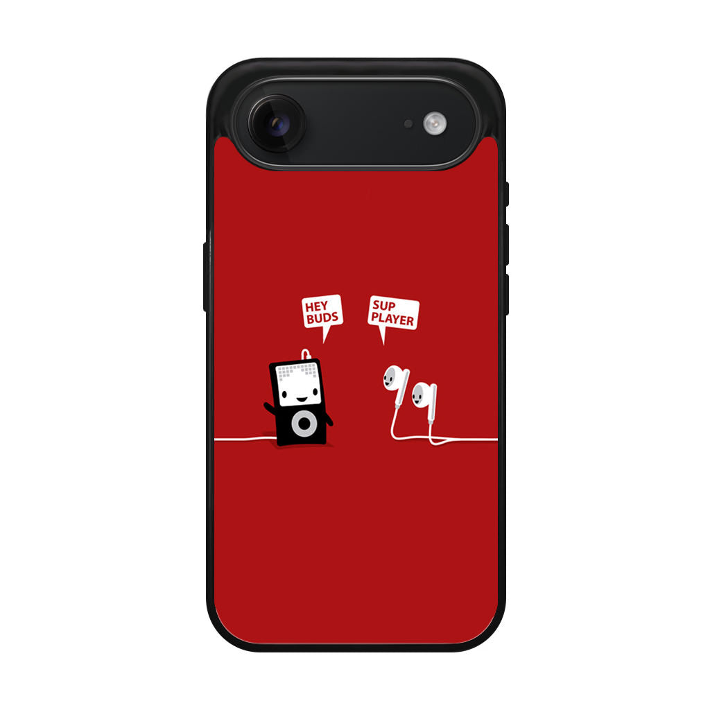 Funny Music Headphones Player Buds iPhone Air Case