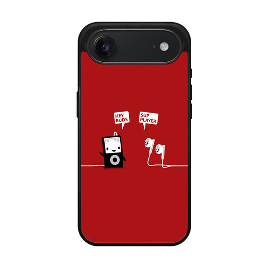 Funny Music Headphones Player Buds iPhone Air Case