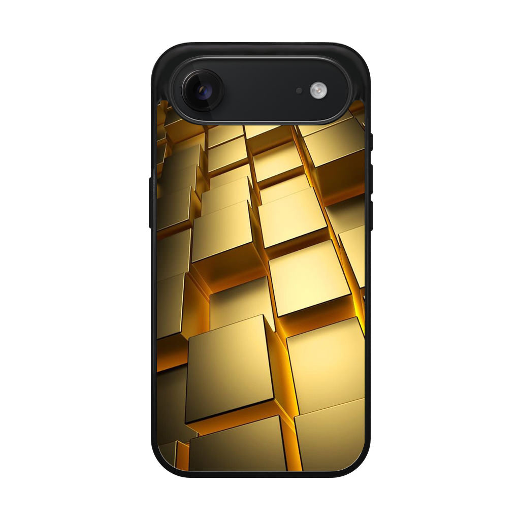 Golden Cubes iPhone Air Case