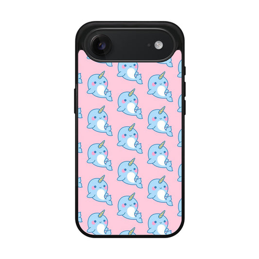 Horned Whales Pattern iPhone Air Case