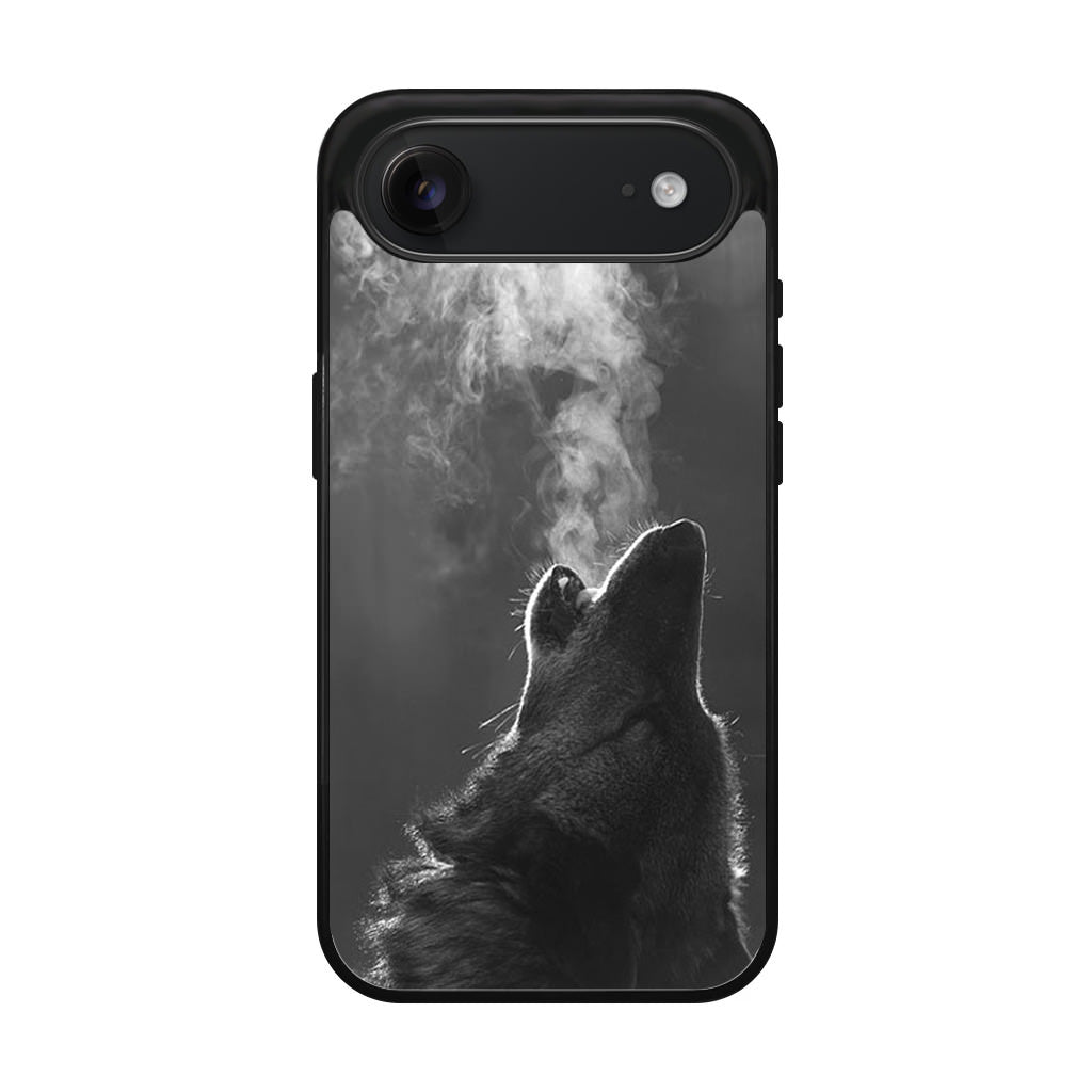 Howling Wolves Black and White iPhone Air Case