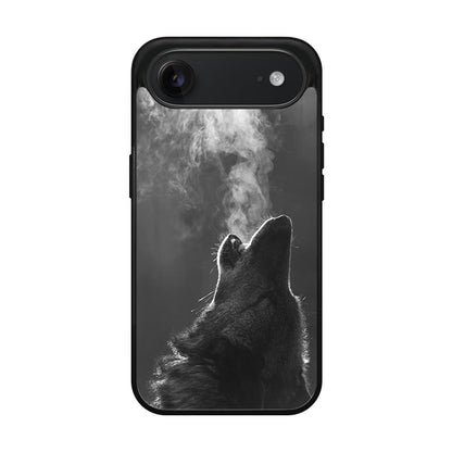 Howling Wolves Black and White iPhone Air Case