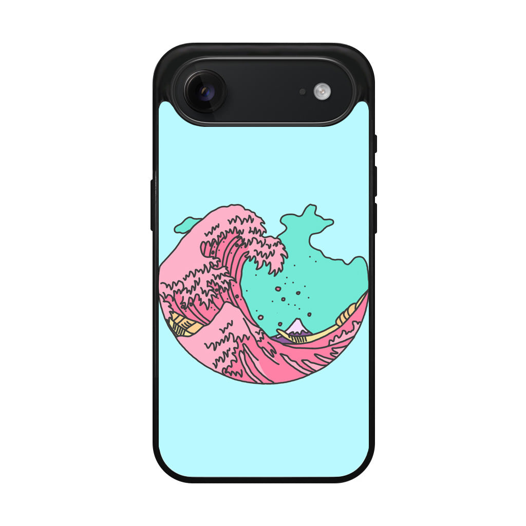 Japanese Pastel Wave iPhone Air Case
