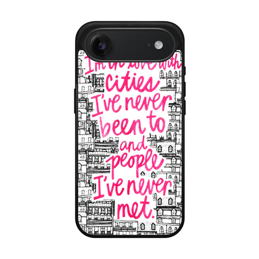 John Green Quotes I'm in Love With Cities iPhone Air Case