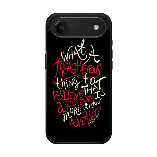 John Green Quotes More Than A Person iPhone Air Case