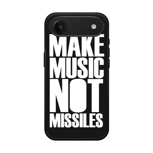 Make Music Not Missiles iPhone Air Case