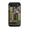 Painted Abstract Wood Sculptures iPhone Air Case