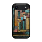 Painted Abstract Wood Sculptures iPhone Air Case