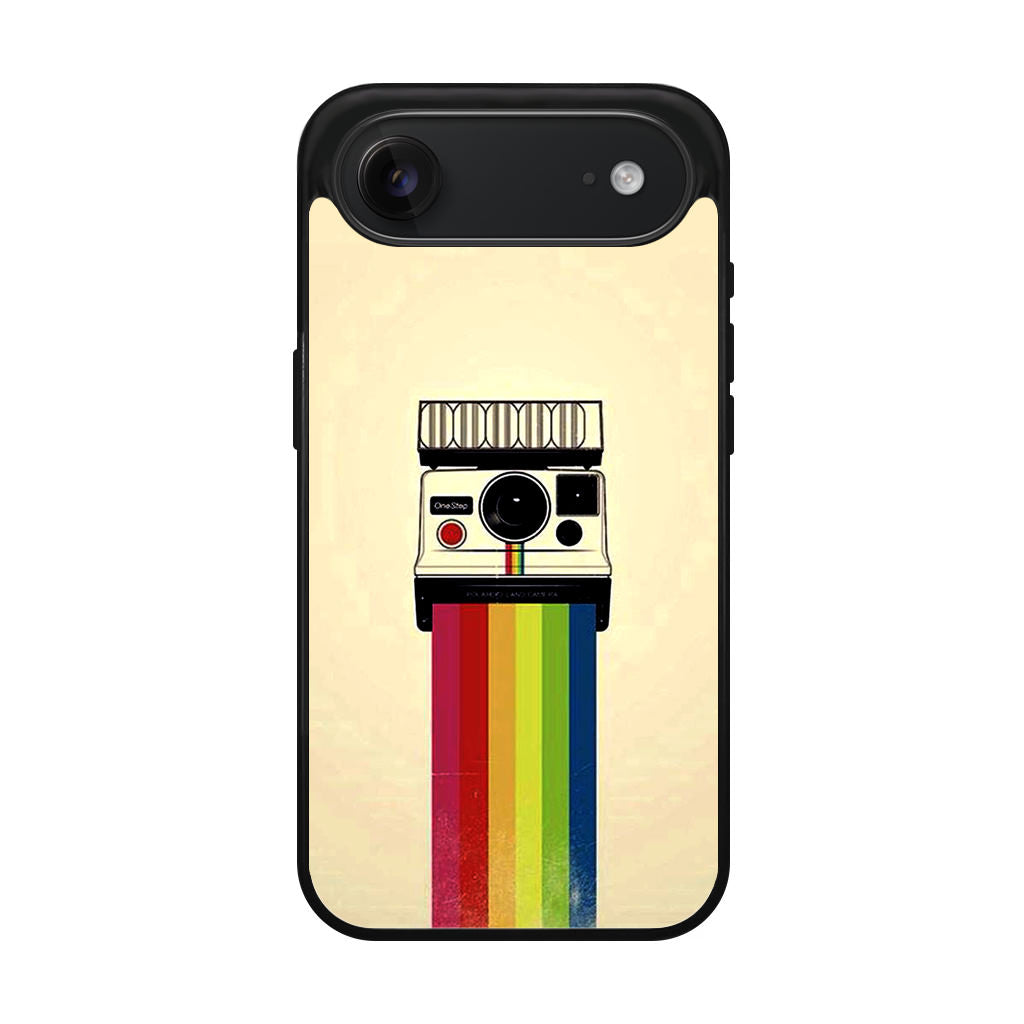 Polaroid Camera Colorful Rainbow iPhone Air Case