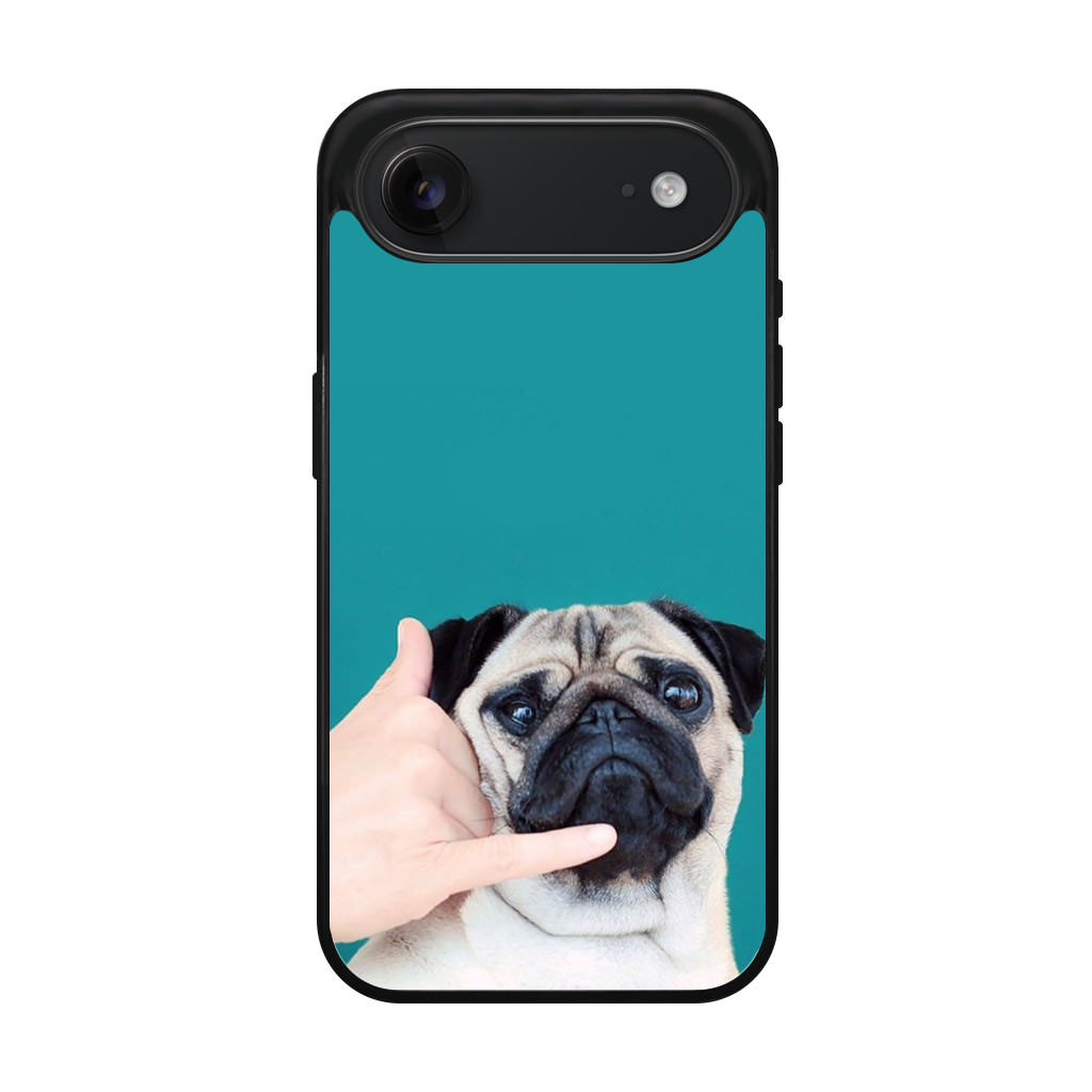 Pug is on the Phone iPhone Air Case