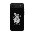 Skeleton Rides Scooter iPhone Air Case