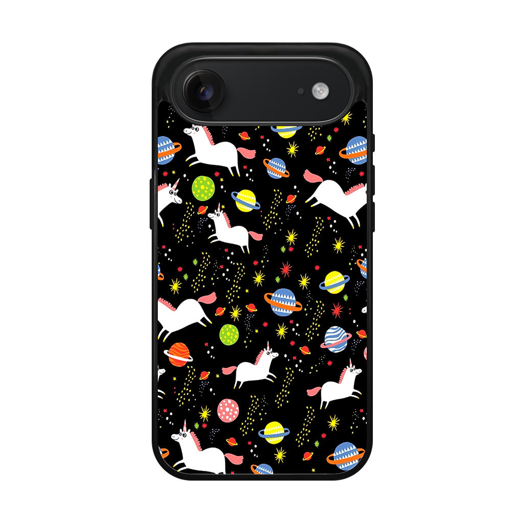 Space Unicorn Pattern iPhone Air Case