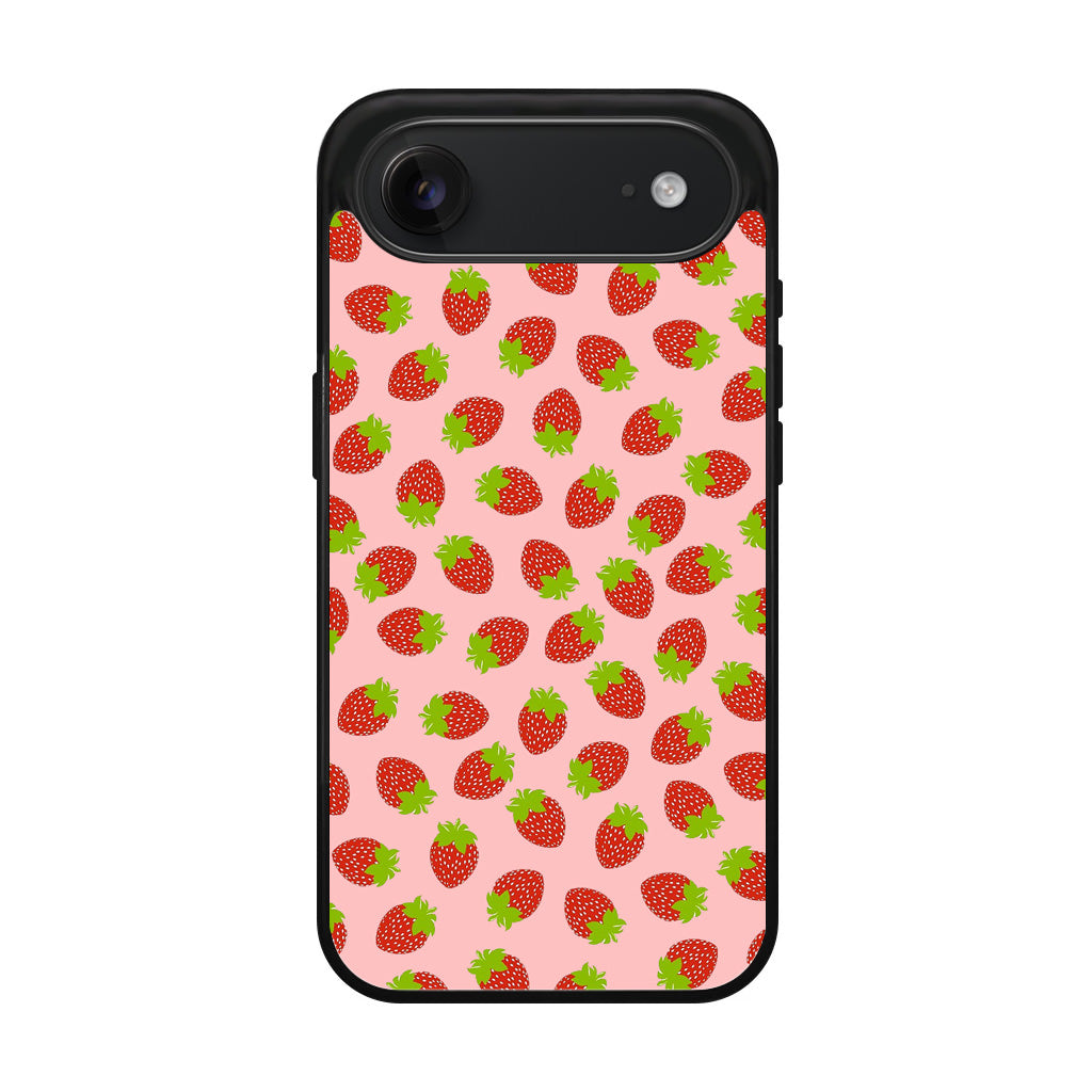 Strawberries Pattern iPhone Air Case