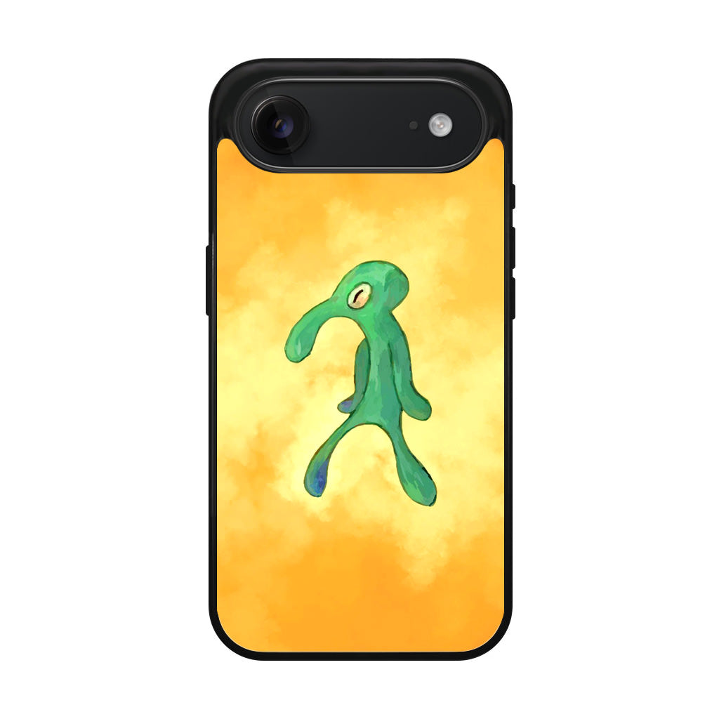 Bold and Brash Squidward Painting iPhone Air Case