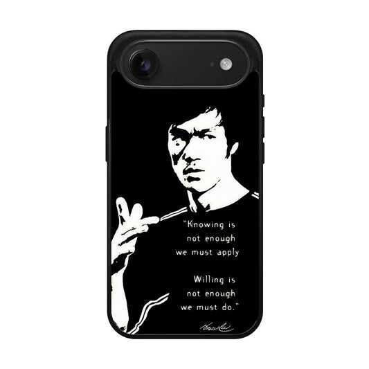 Bruce Lee Quotes iPhone Air Case