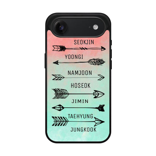 BTS Members Name iPhone Air Case