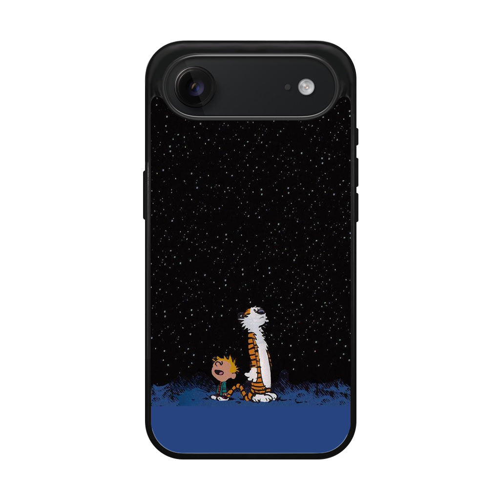 Calvin and Hobbes Space iPhone Air Case