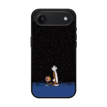 Calvin and Hobbes Space iPhone Air Case