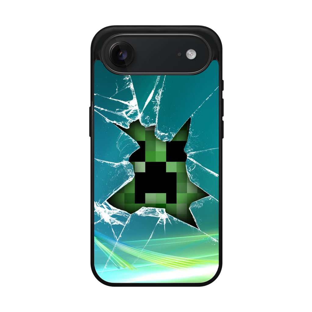 Creeper Glass Broken Green iPhone Air Case