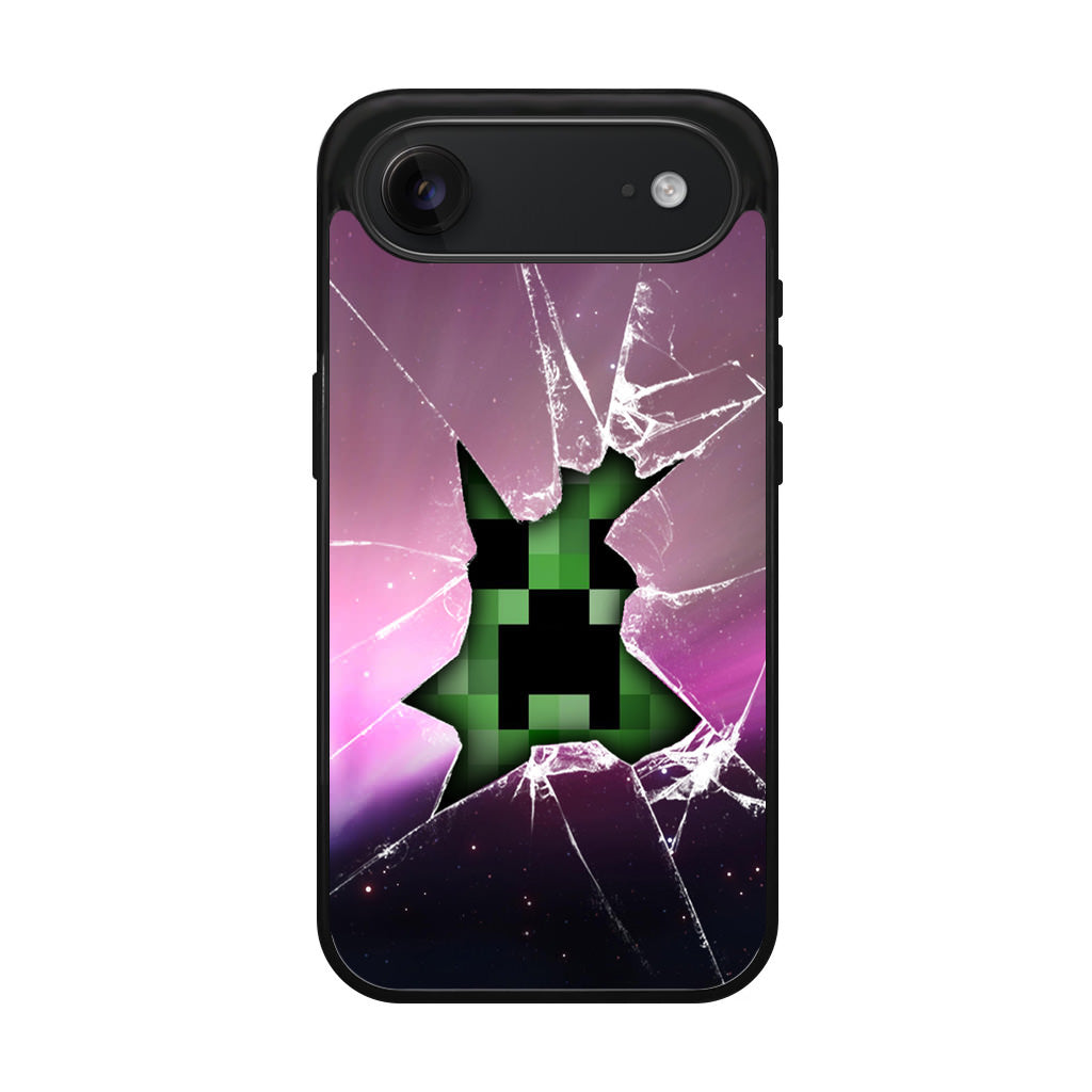 Creeper Glass Broken Violet iPhone Air Case